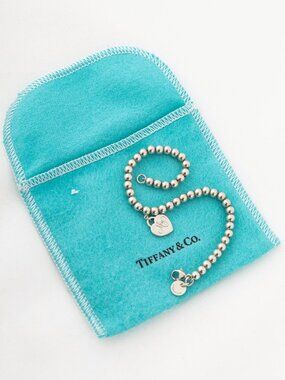 Tiffany & Co. Return to Tiffany Mom Heart Tag Bead Bracelet
